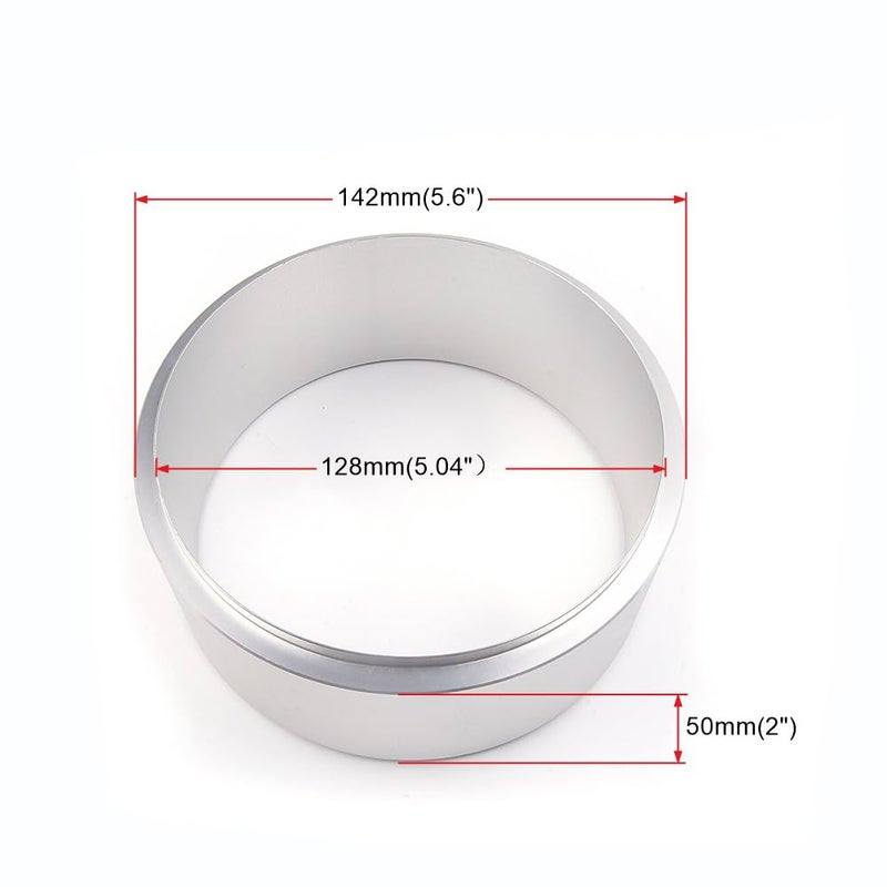 BARTOO Aluminum Air Cleaner Spacer 2 Inch for 5-1/8 Inch Carburetor Opening for Edelbrock Holley Demon Riser SBC BBC 350 302 Ford Air Filter Spacer O-Ring - Image 2